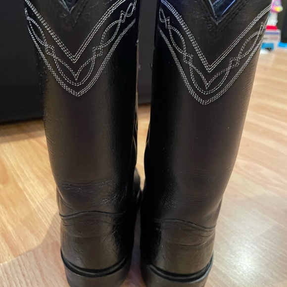 Mens Justin Brand Genuine Exotic smooth Ostrich Roper Boots. Style 3342 - Picture 7 of 12